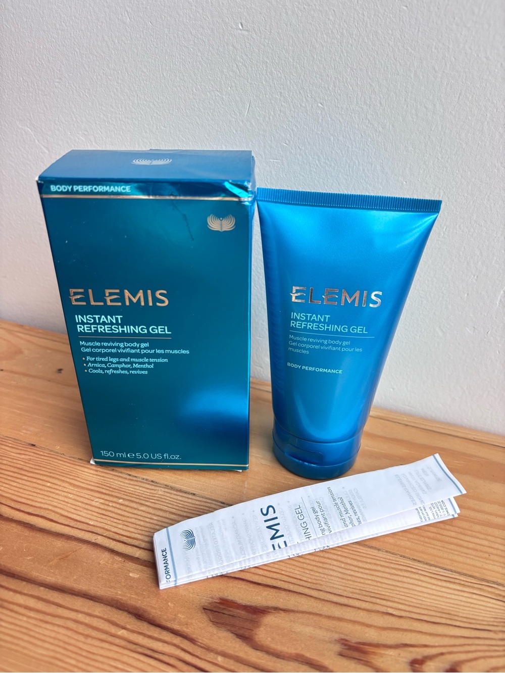 New in Box Elemis Instant Refreshing Gel 5 oz 150 ml Body Massage Performance
